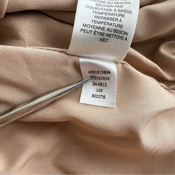 WHITE HOUSE BLACK MARKET Cropped Jacket 00 Toasted Sesame Tailored Military NWOT - Picture 12 of 14